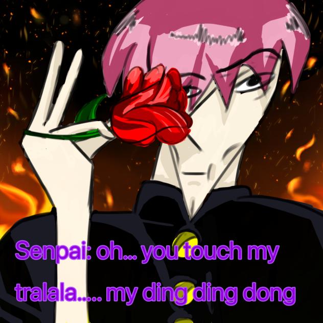 Big papa has a rose for u😼