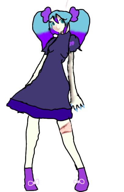 costume I made for miku for mmd