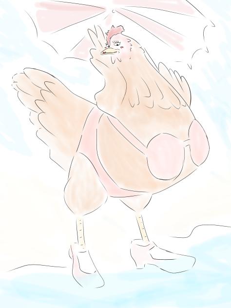 Hot Chick in Bikini (￣∇￣)