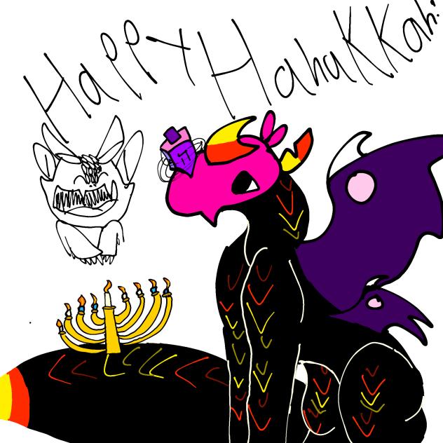 Happy Hanukkah i forgot to upload this