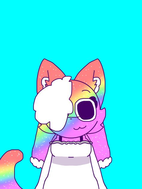 Rainbam the kittydog🌈🐱🐶❤️🧡💛💚🩵💙💜🩷