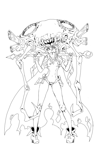 艦これ ヲ級(線画)