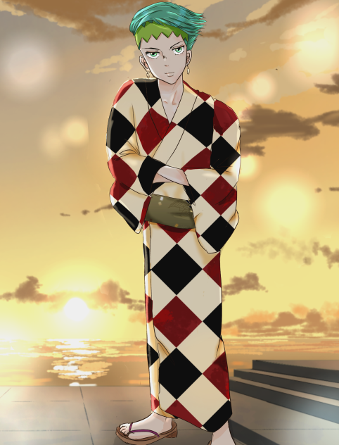 浴衣シリーズその3 岸辺露伴