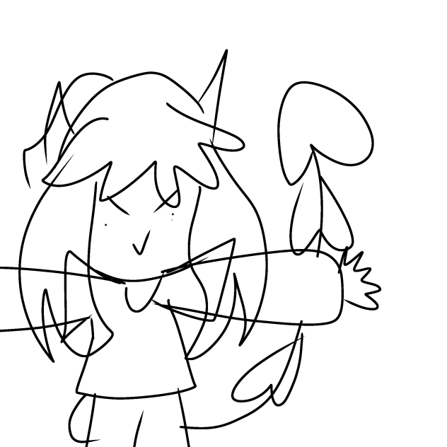 My oc but drawn in a minute