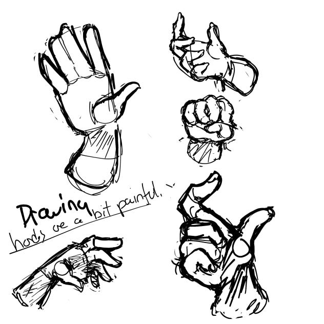 Hands.