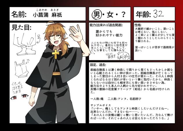 キャラ募参加
