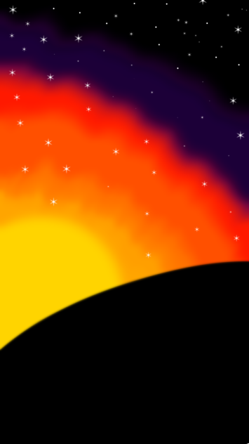 It’s a sunset