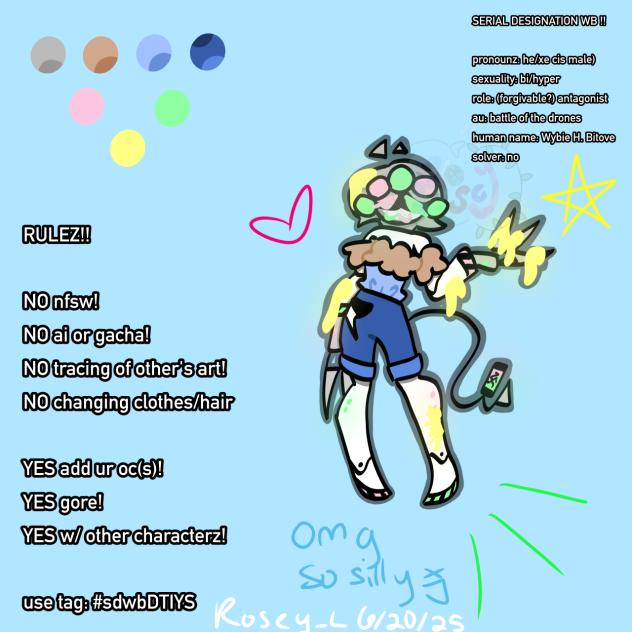 MURDER DRONES OC DTYIS YIPPEE