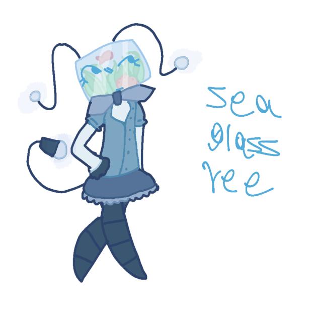 Sea glass Vee !SKIN BY ME!