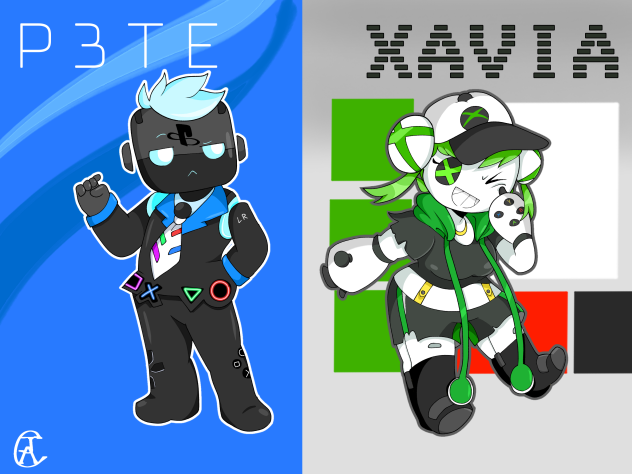 🟦P3TE AND XAVIA🟢-NINTWINDOS