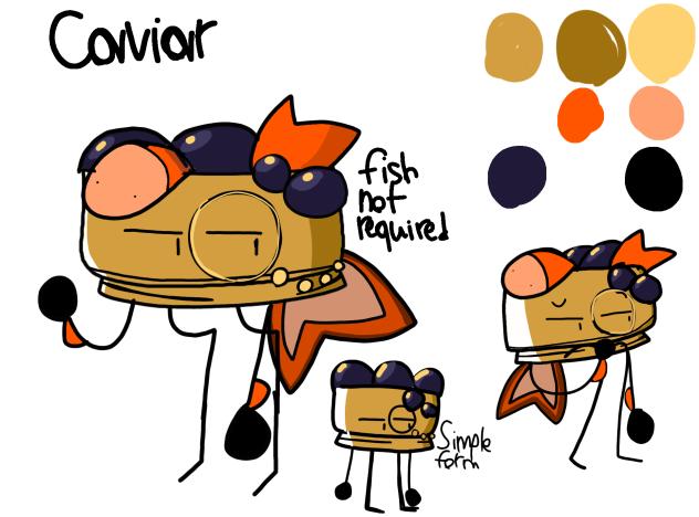 Caviar character sheet