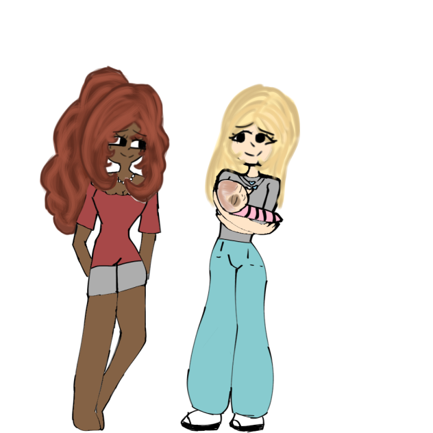 If my main ocs had a kid - ibisPaint