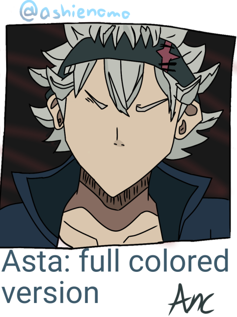 Asta colored fan-art
