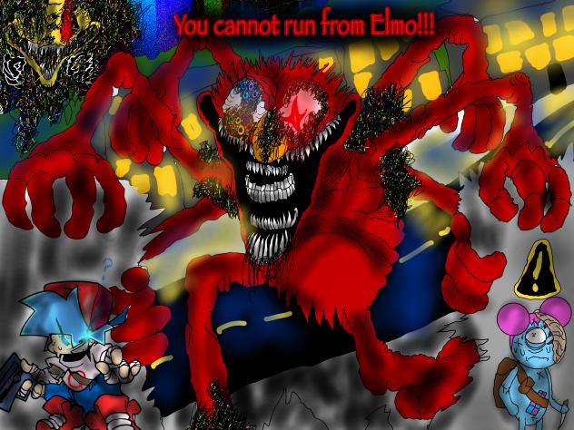 Elmo death run