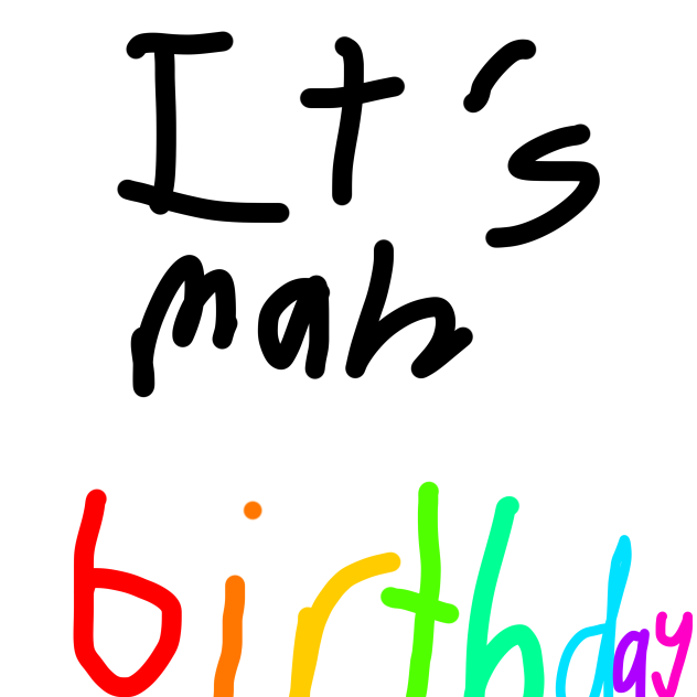 It’s my birthday