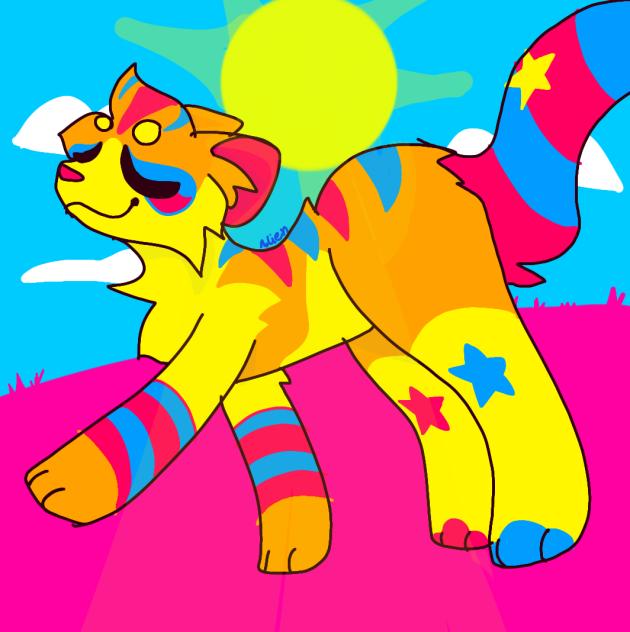 proud cat.