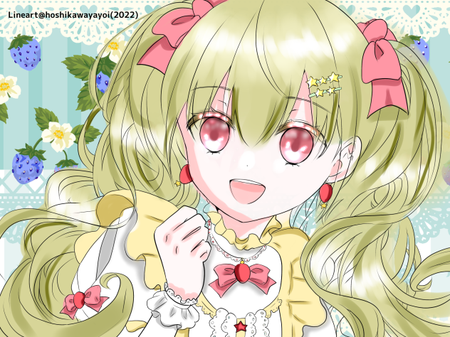 星川ヤヨイさんの線画をお借りしました！