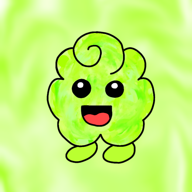 Green puff