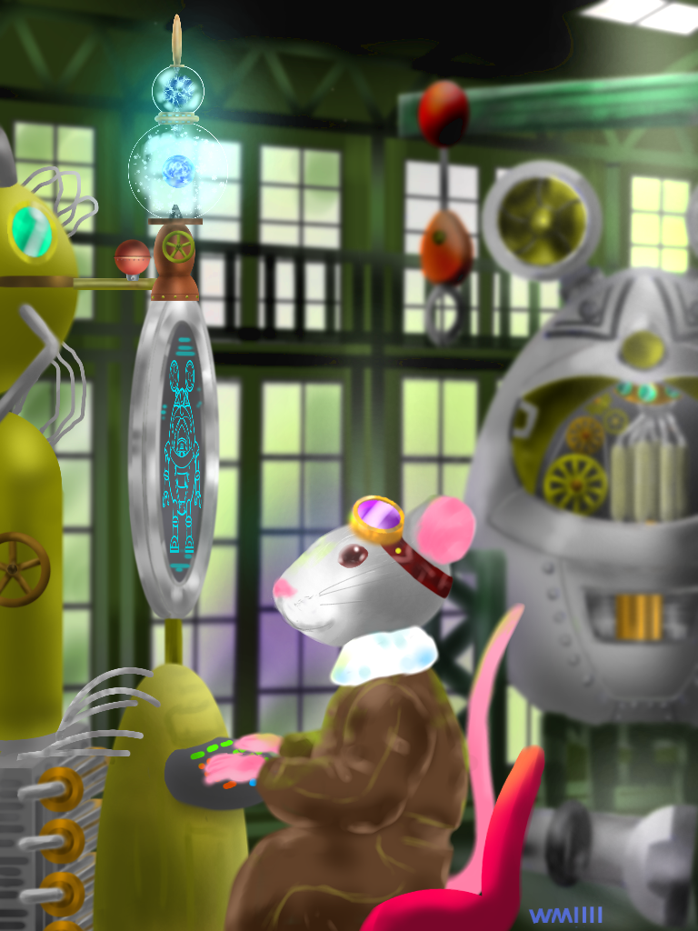 進化的ネズミ ロボット Ibispaint