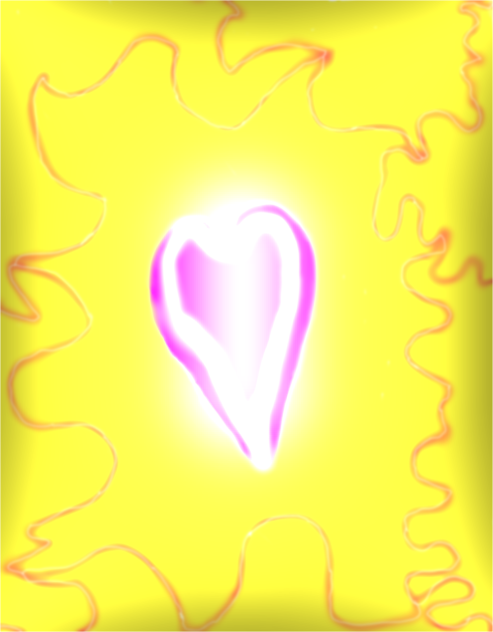 Neon love hearts - ibisPaint