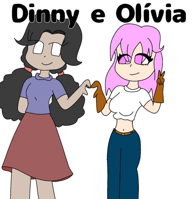 Dinny e Olívia de Friends & robots - ibisPaint