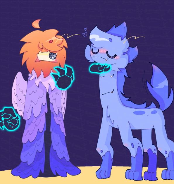 Chin rubs ‘w’