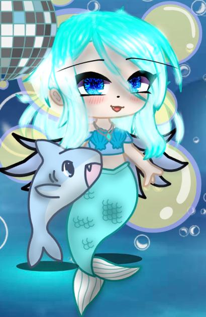 Aqua gacha life edit