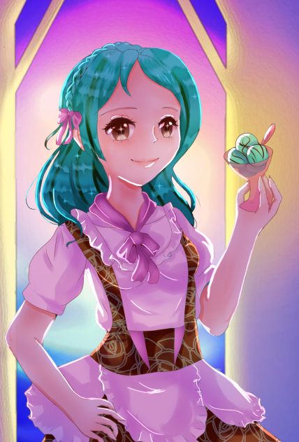 chocolate & mint ice cream - ibisPaint