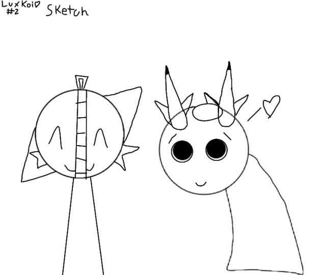 sketch of lu x koi rn