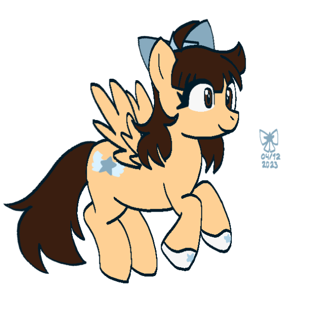 Pony Estrella flying