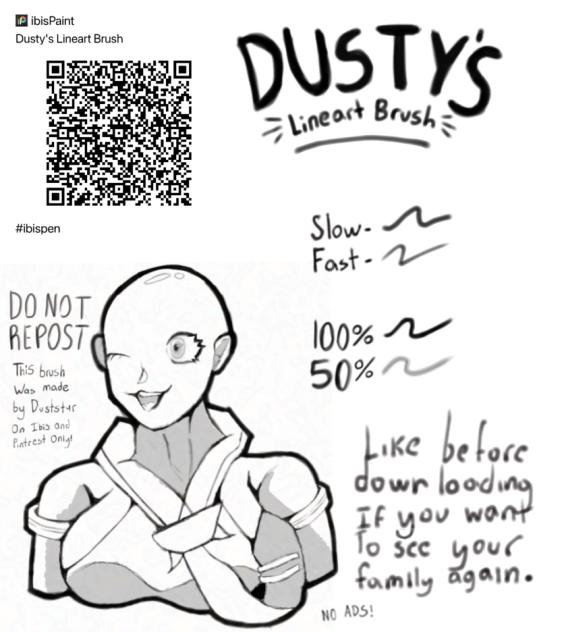 DUSTY’S ULTIMATE LINE ART BRUSH!!!!