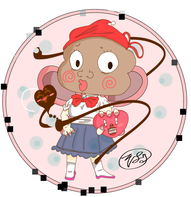 バレンタインデー運子ちゃん