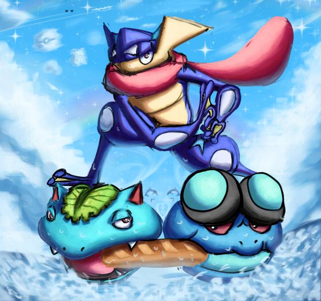 Greninja and Friends 🐸🌊