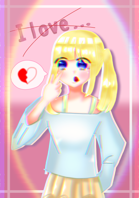 あんたなんか嫌いだし(お借りしました！)