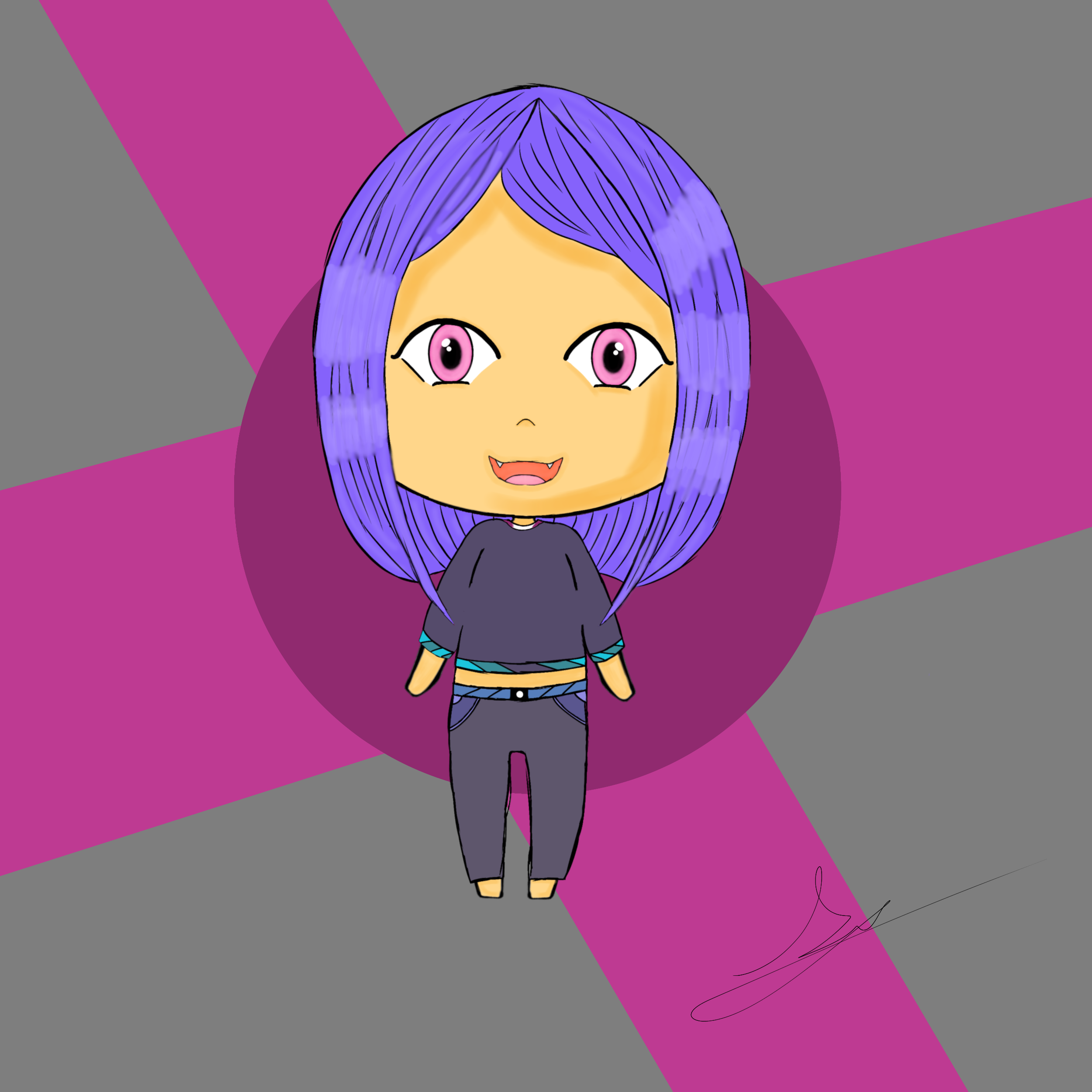 shadow girl - ibisPaint