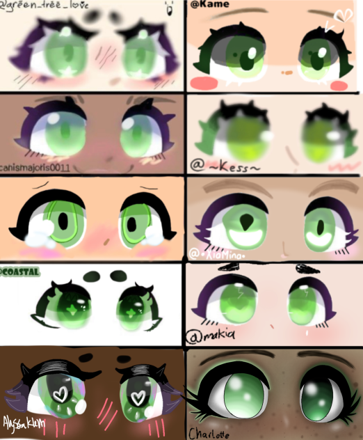 Green Gacha eye Collab