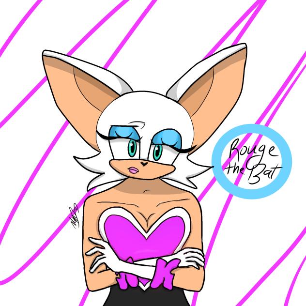 Rouge the Bat portrait