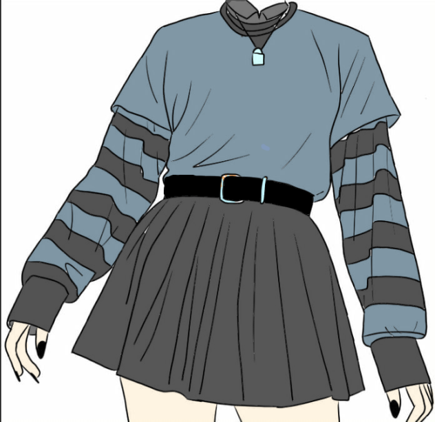 blue n black