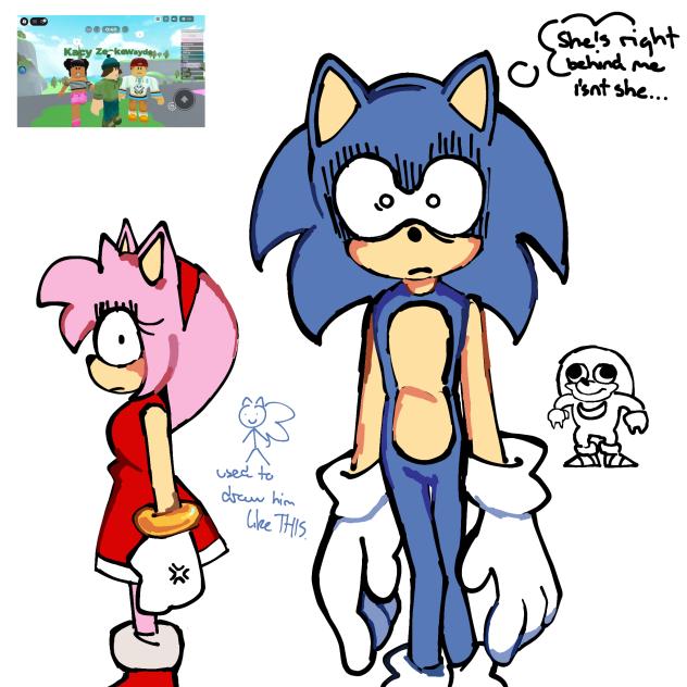 i drew sonic after six flipping years