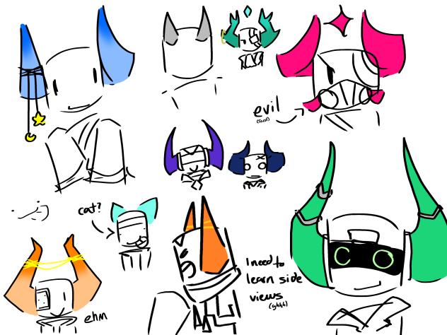 Horn practice... for my 800th canvas