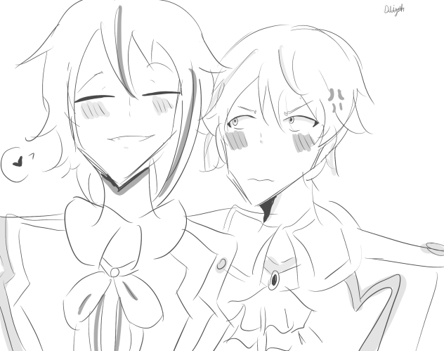 Another Rui and Tsukasa sketch