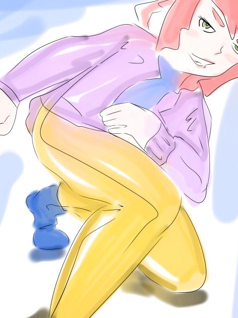 color arrangement with pose