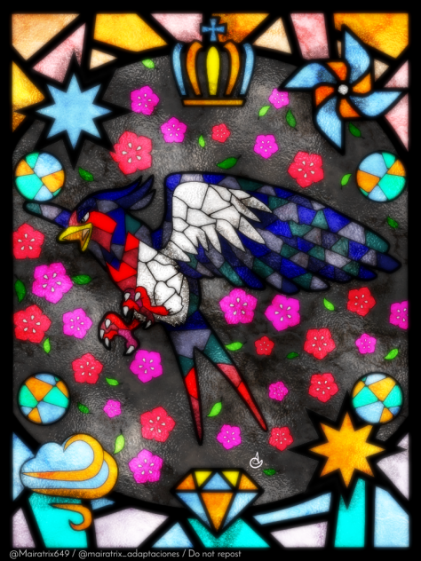 Swellow オオスバメ (Stained Glass Version)