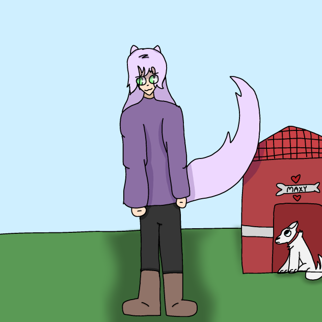 Full body cat girl