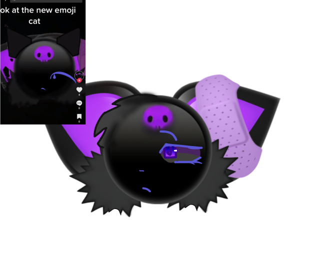 Emoji cat fan art!
