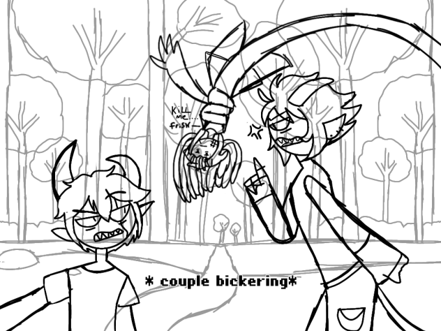 rough sketch of a scene I wrote