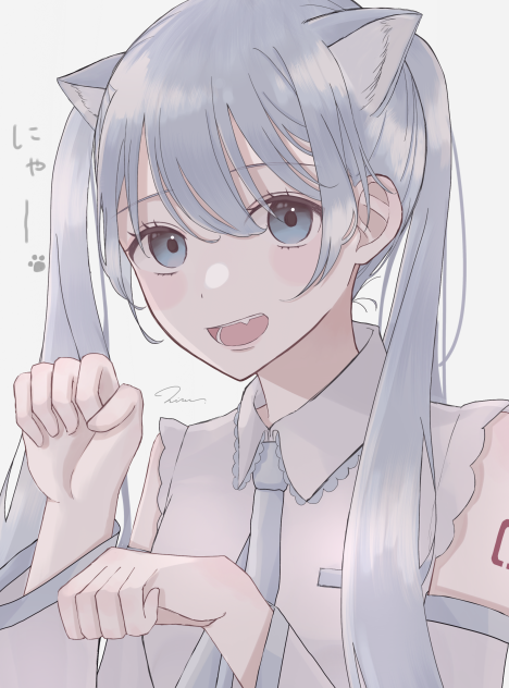 猫耳ミク(^っ ̫ -^)♡