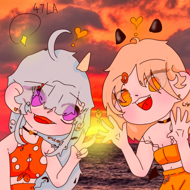 Sakura yami and Yuki🧡🧡 - ibisPaint