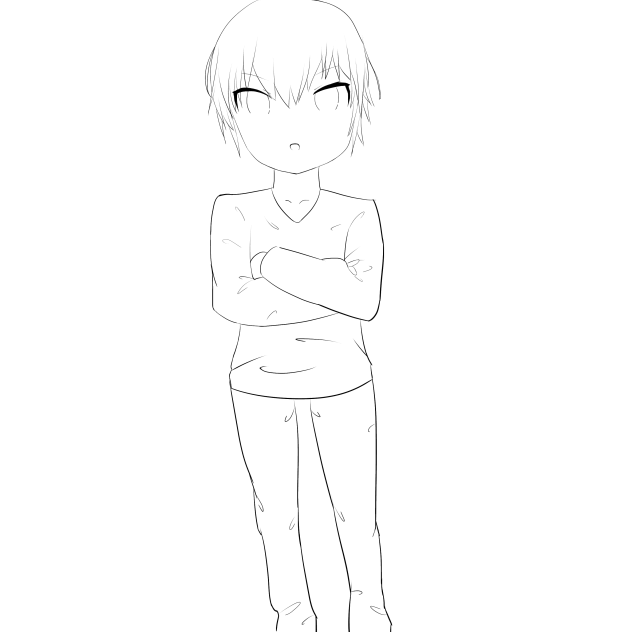 中性女子を描きたい