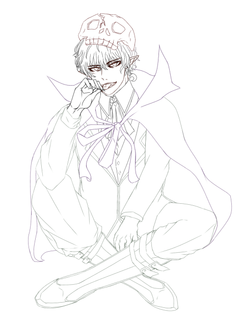 ヴァンパイア 色塗りver